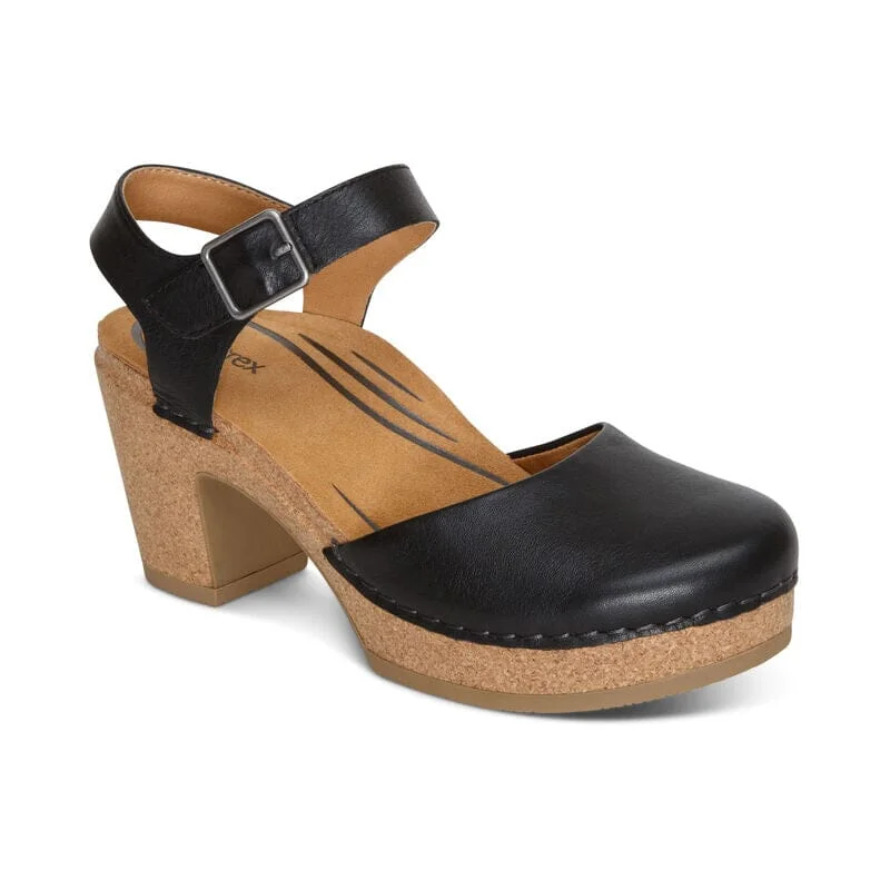 AETREX FINLEY CLOSED TOE HEEL