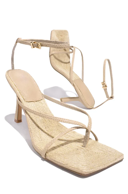 Euphoria Espadrille Heels - Nude