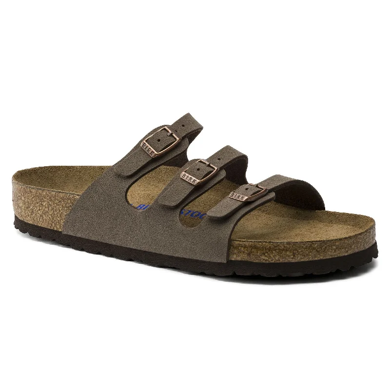 BIRKENSTOCK FLORIDA SOFT FOOTBED MOCHA BIRKIBUC