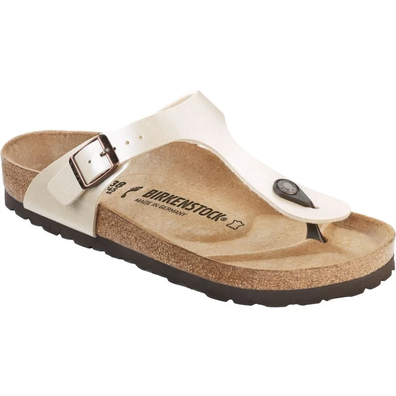 BIRKENSTOCK GIZEH GRACEFUL ANTIQUE WHITE BIRKI-FLOR