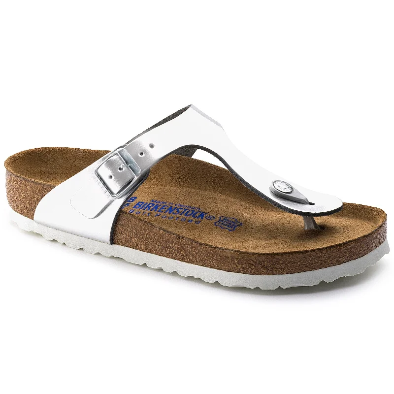 BIRKENSTOCK GIZEH SOFT FOOTBED LEATHER - FINAL SALE!