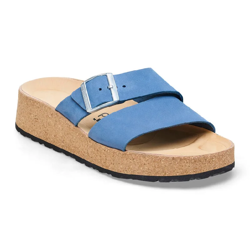 Birkenstock Alimina In Pecan & Elementary Blue Available in Narrow Widths