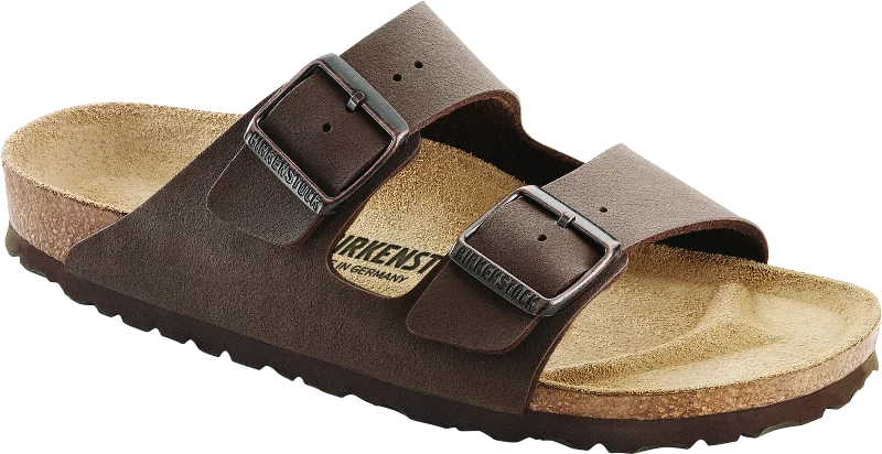 Birkenstock Arizona Birkibuc Nubuck Sandal in Mocha