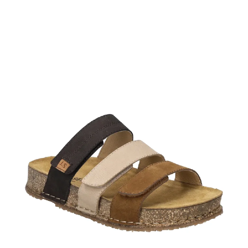 Josef Seibel Women's Hannah 03 Slide Sandal in Castagne Multi