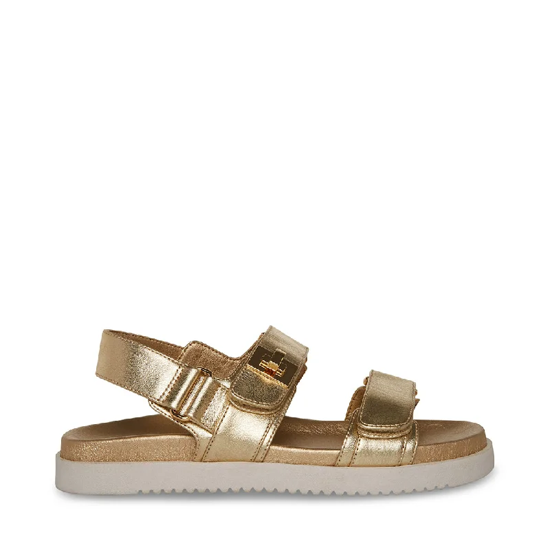 Mona Sandal GOLD LEATHER