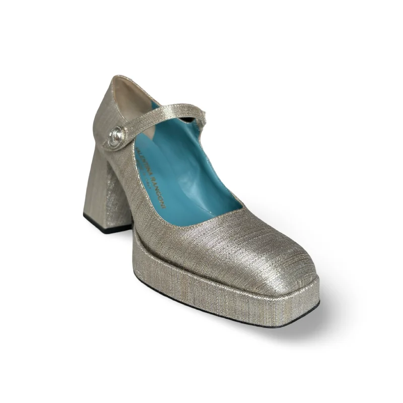 Pluma Metallic Maryjane Pump