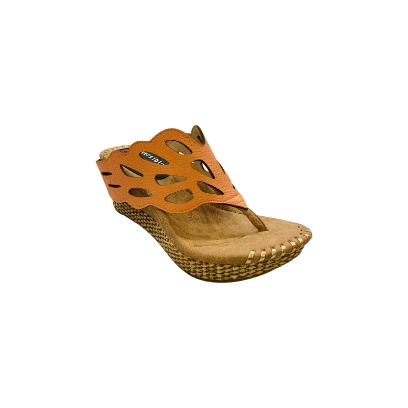 Troya Peach/Cream Reversible Sandal