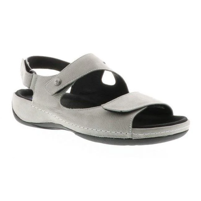 WOLKY LIANA SANDAL WOMEN'S LIGHT GRAY EXTRA WIDE - FINAL SALE!