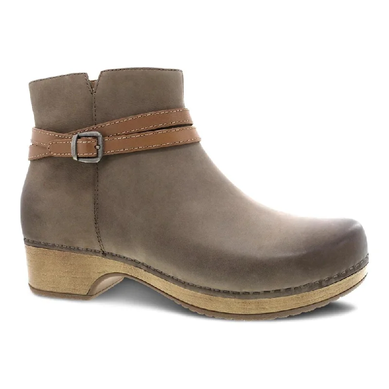 Dansko Brook Taupe Burnished Nubuck Boot (Women’s)