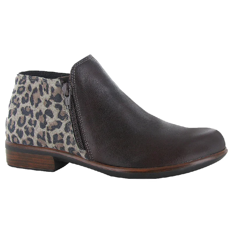 Naot Helm Cheetah Brown Bootie (Women's)