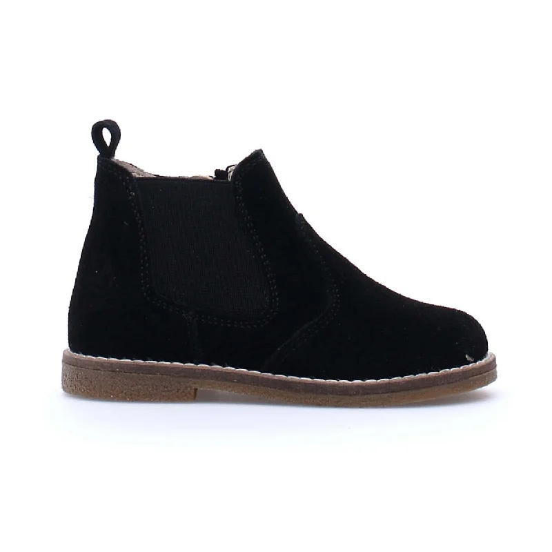 Naturino (Sizes 33-35) Chelsea Black Suede