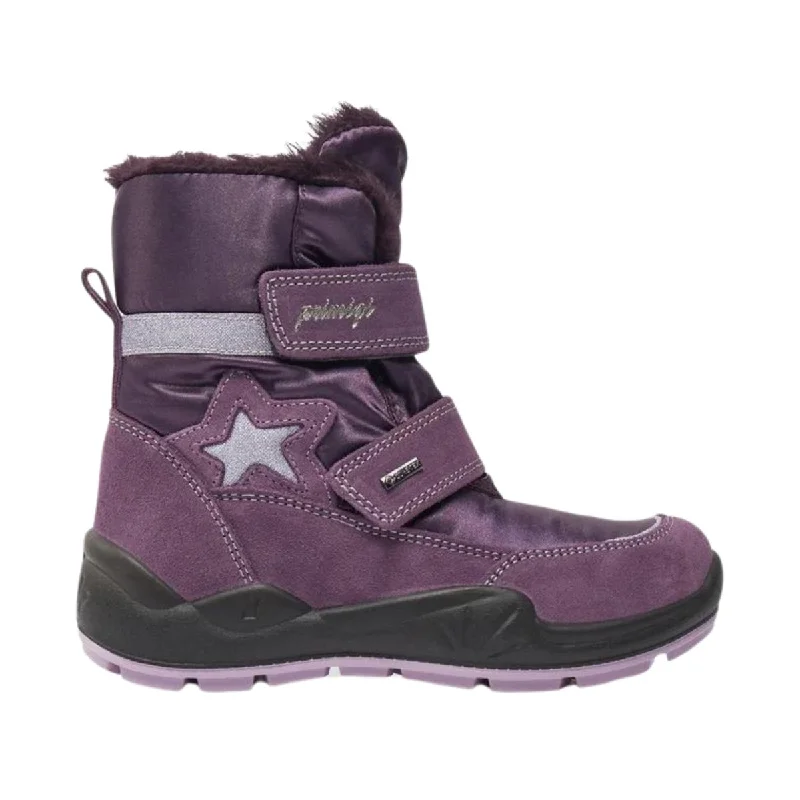 Primigi Girl's (Sizes 31-33) 6878566 Purple/Metallic Star Gore-Tex Boot