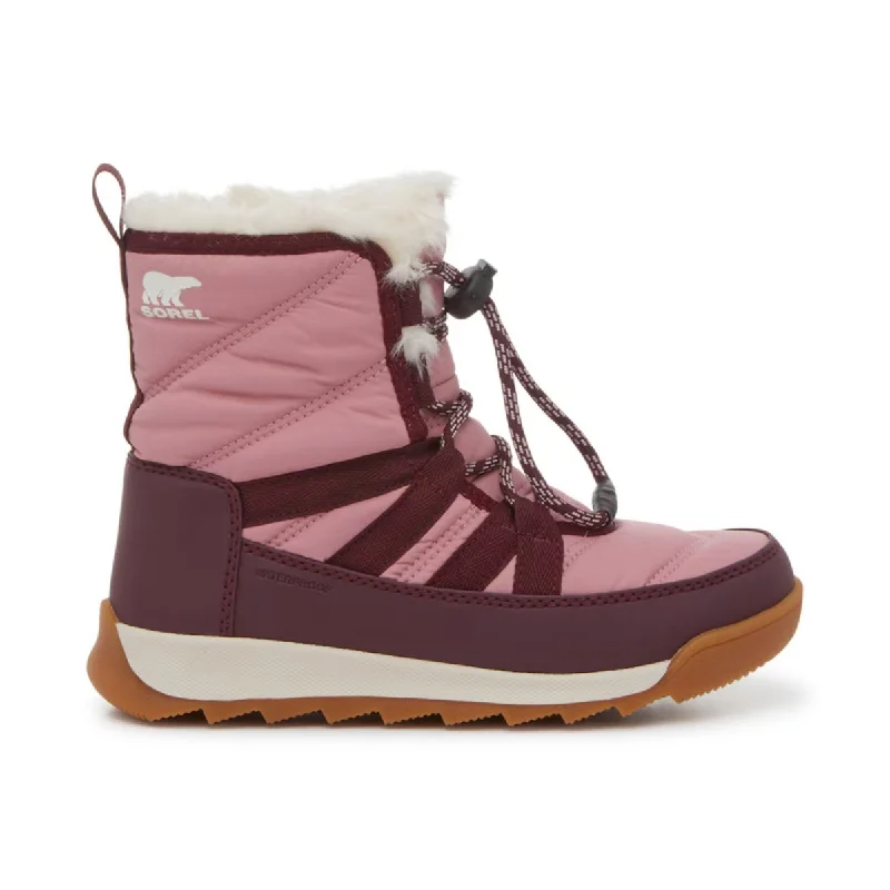 Sorel Kid's Whitney II Plus Lace Dazed Mauve/Epic Plum Waterproof