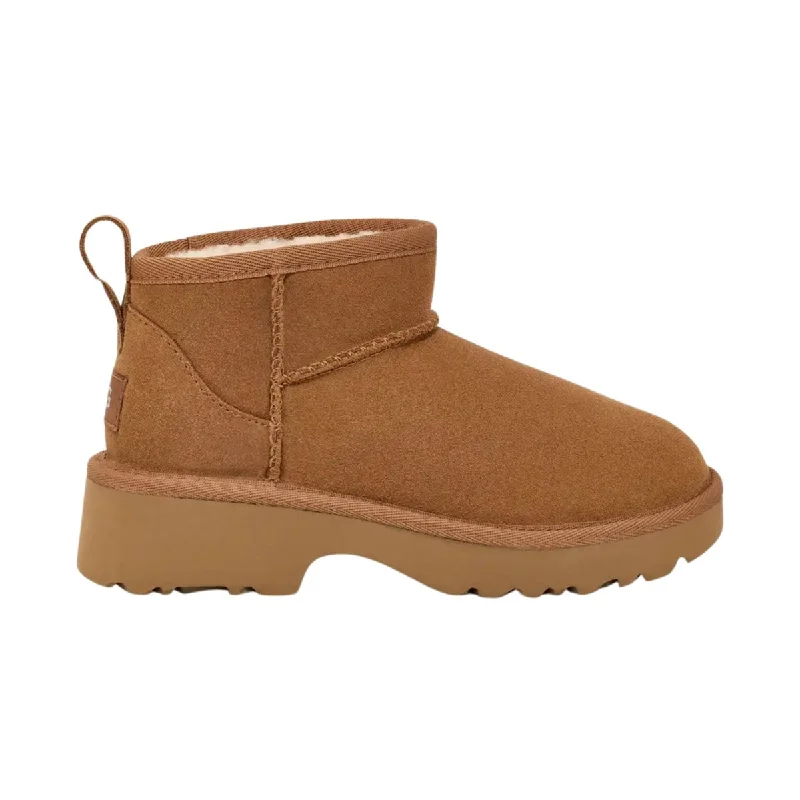 UGG Girl's Ultra Mini New Heights Chestnut